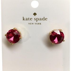 KATE SPADE ♠️ GUM DROP FUSCHIA STUDS